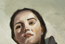 Portrait Painting With using a Watercolor Tool Original Portrait Oil Paintings